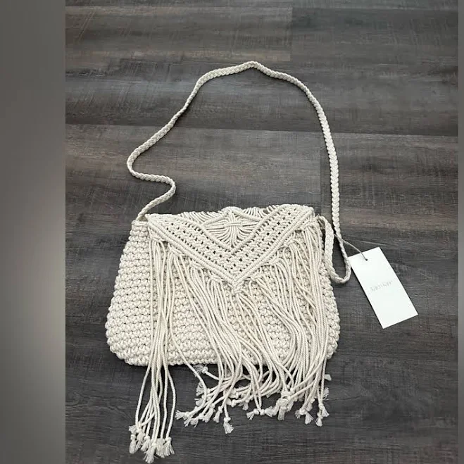 Karen Kane Women's Macrame Crossbody Bag