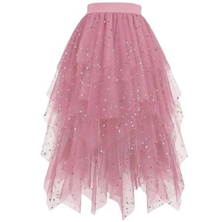 Women's A-Line Tiered Tulle Skirt