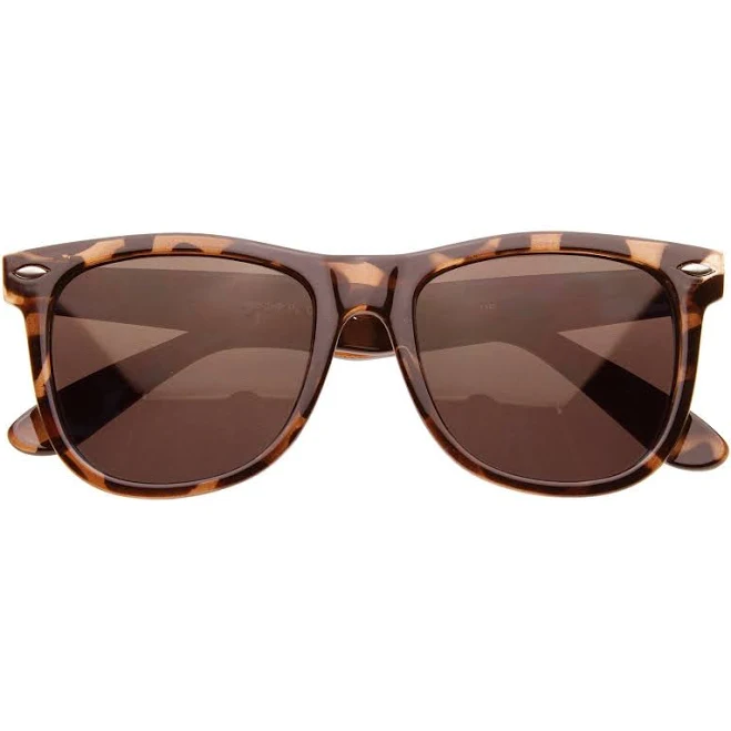 zeroUV Classic Large Polarized Lens Wayfarer Sunglasses