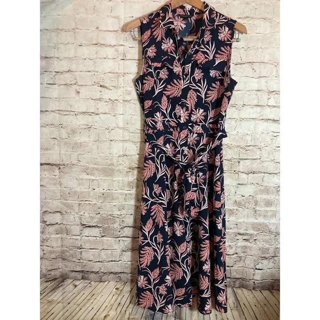 Banana Republic Women's Print Midi Shirtdress