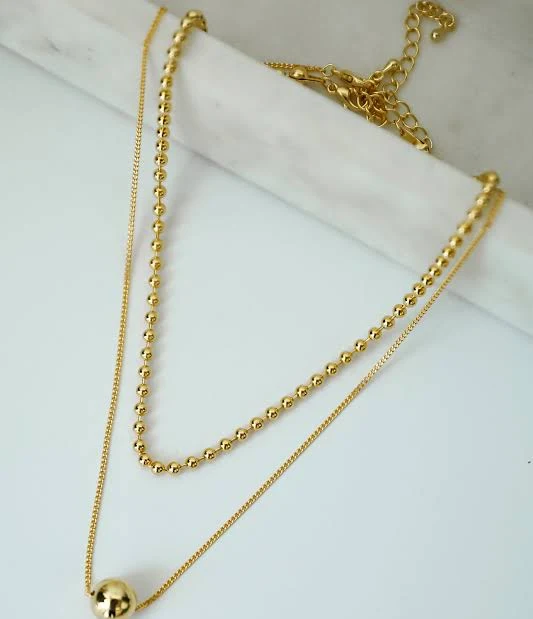 Chic Gold Layered Necklace