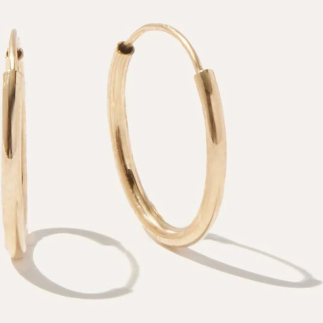 Women's Quince 14k Everyday Hoop Earrings