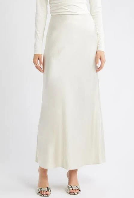 Satin Maxi Skirt
