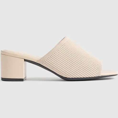 Quince Women's Italian Leather Heeled Mule