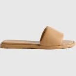 Italian Leather Slide Sandal