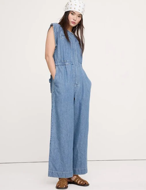 Banana Republic Women's Denim Utility Jumpsuit