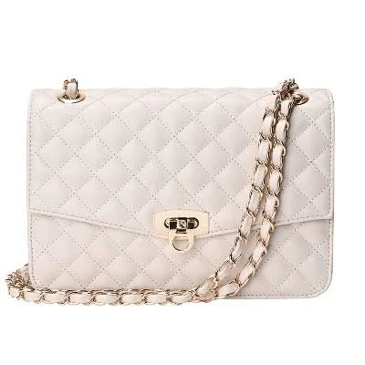 Narwey Quilted Vegan Leather Crossbody Handbag