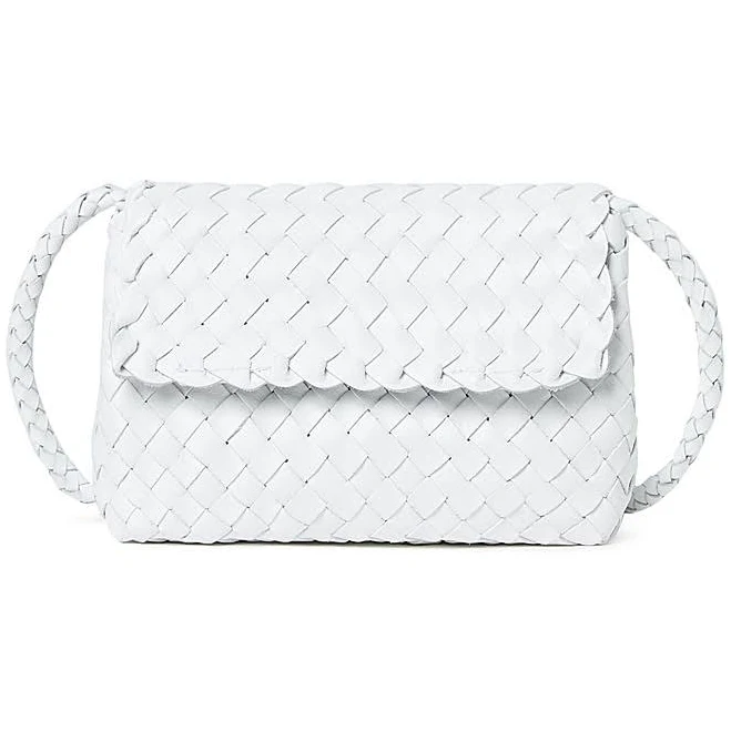 Loeffler Randall Women's Vinnie Mini Woven Leather Crossbody Bag