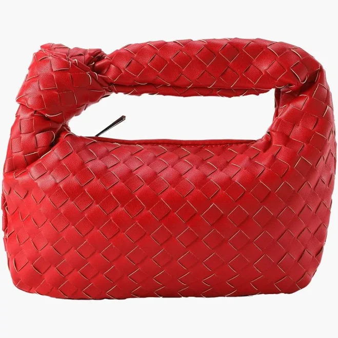 SOERA Women's Mini Woven Vegan Leather Handbag