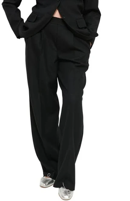 Alex Mill Women's Primrose Pleated Wool Pull-On Trousers