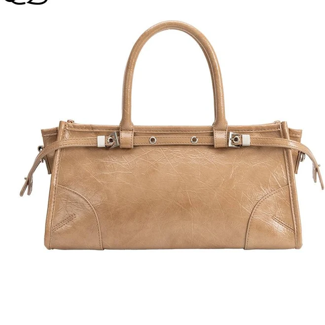 Rhonda Recycled Vegan Leather Top Handle Bag