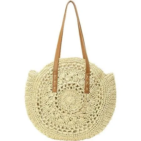 Women's Natural Chic Straw Handbags