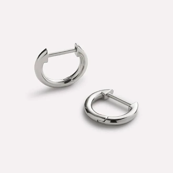 Ana Luisa Sterling Silver Mini Huggie Hoops