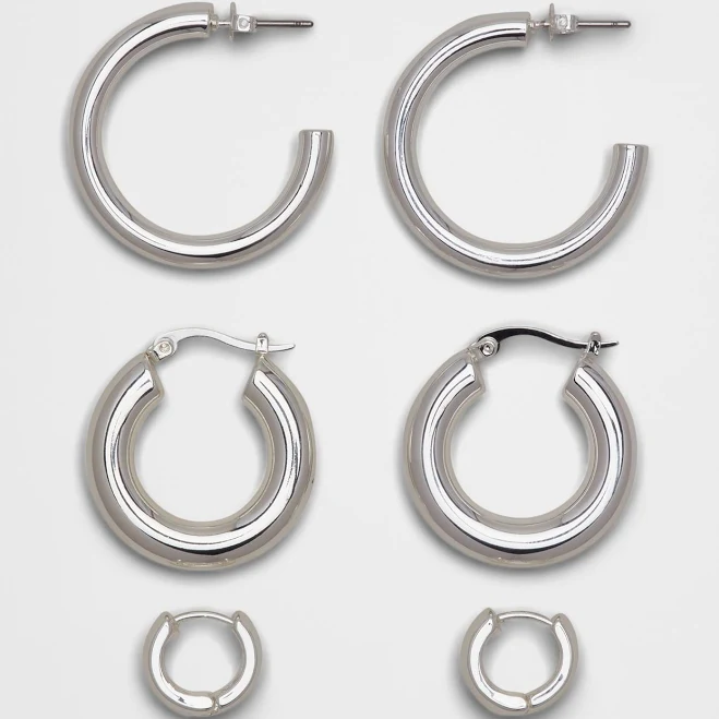 Hoop Earrings Set