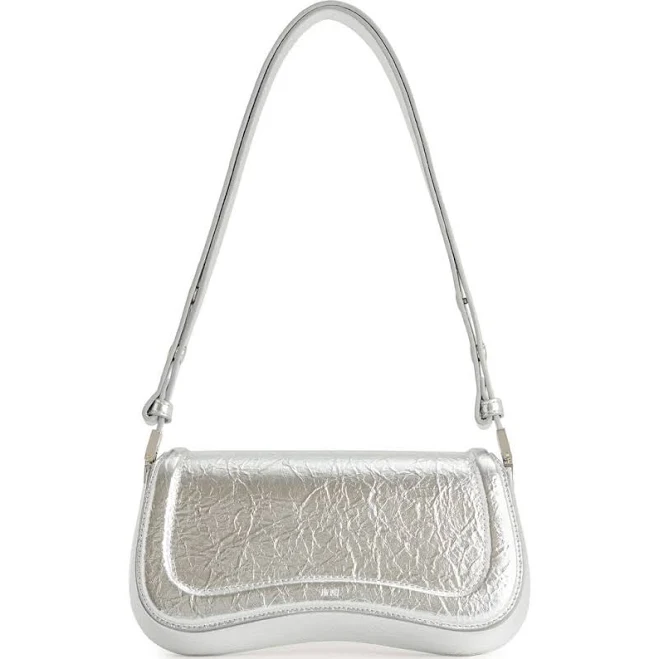 Joy Women's Metallic Faux Leather Shoulder Bag