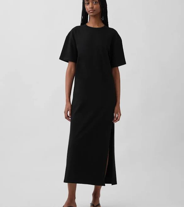 Gap Women's Heavyweight Oversized Maxi T-Shirt Dress
