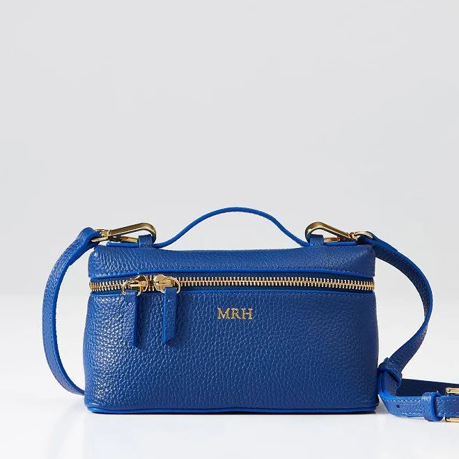 Leather Top Handle Crossbody Bag