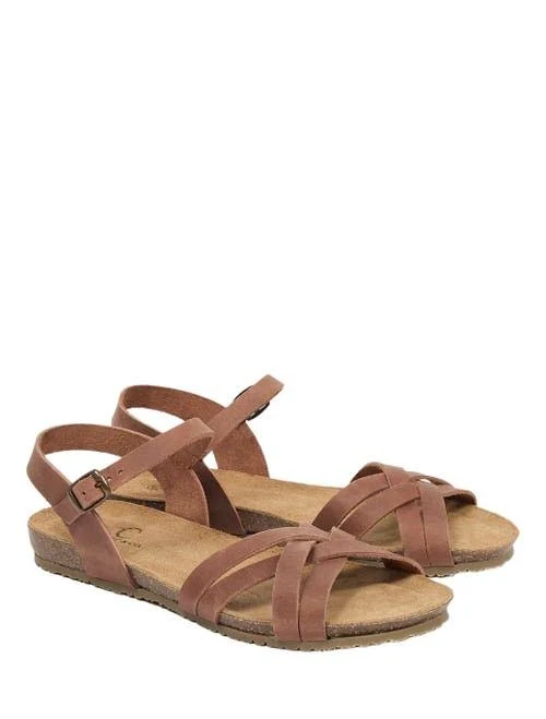Celtic & Co Women's. Multistrap Open Toe Flat Sandal
