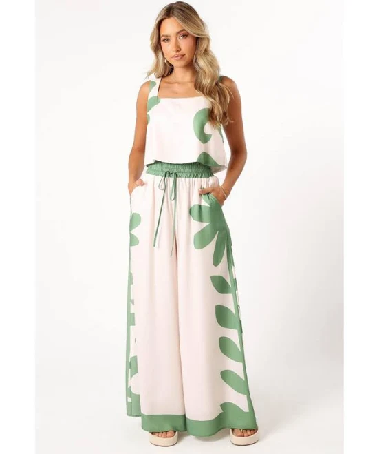 Petal & Pup Women's Timothy Wide-Leg Pant Set