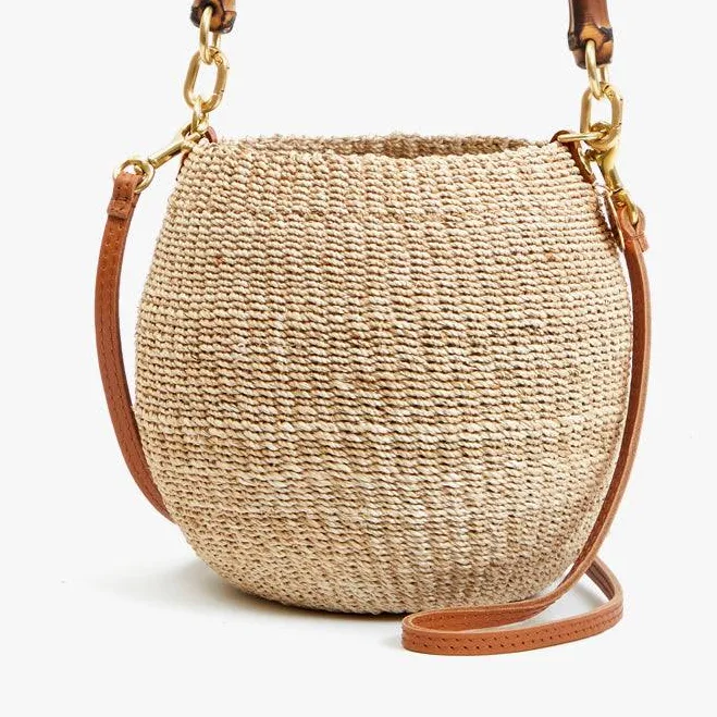 Clare V. Petit Pot de Miel Bamboo Handle Bag