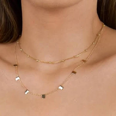 Dainty Gold Layered Necklace