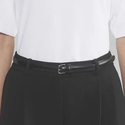 Aritzia Essential Slim Leather Belt
