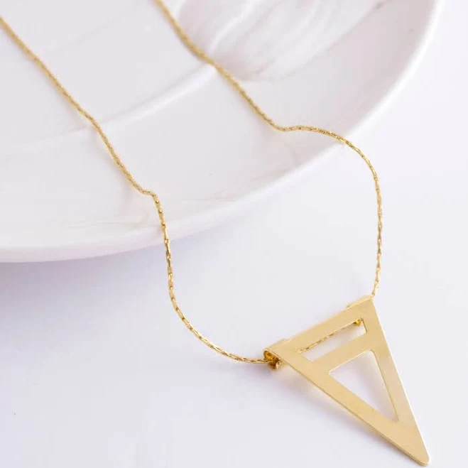 Geometric Gold Necklace