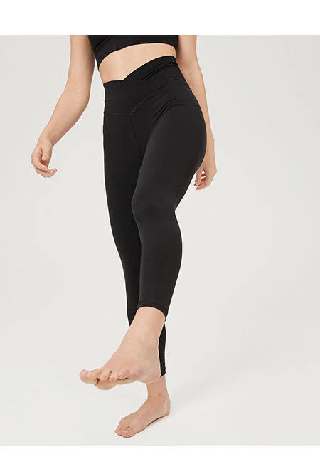 Aerie Real Me High Waisted Crossover Leggings