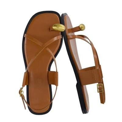 Cushionaire Women's Corfu Strappy Flat Sandals