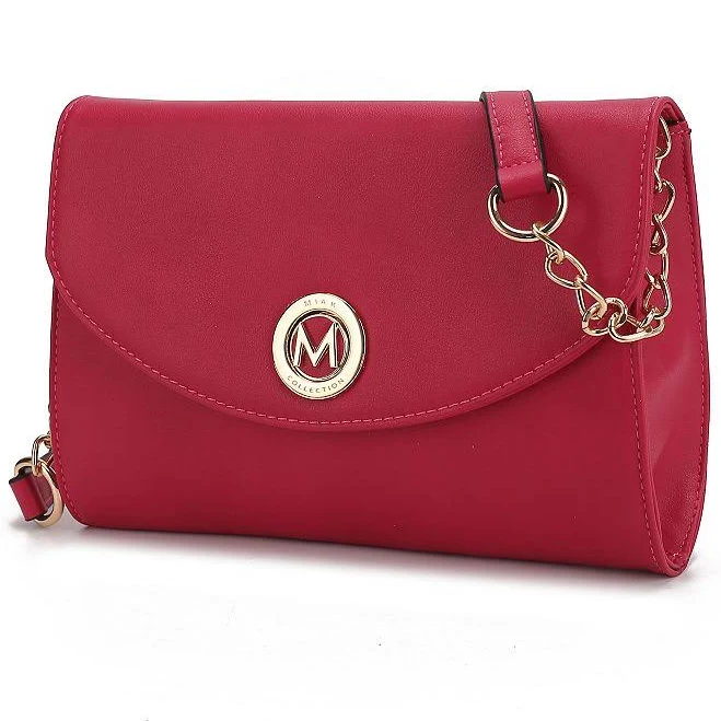 MKF Collection Candra Faux Leather Crossbody Bag