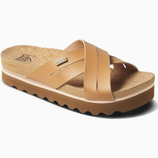 Comfortable flat slide sandals with wide straps