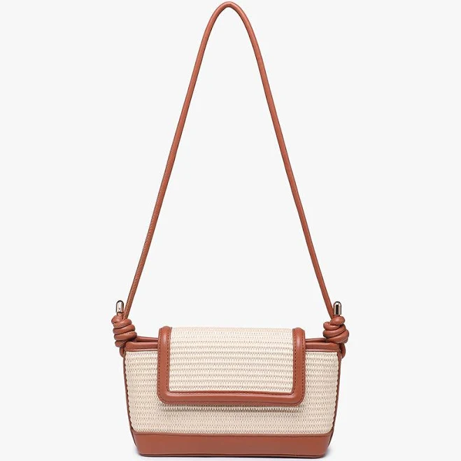 Oaklynn Vegan Straw Crossbody