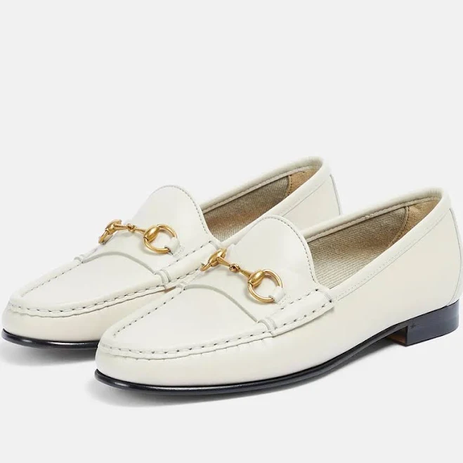 Women's Round Toe Flat Horsebit Loafers