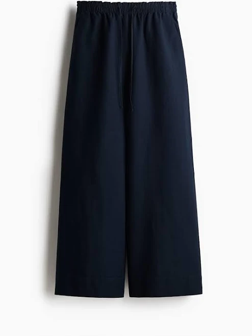 H&M Ladies Linen-Blend Pants