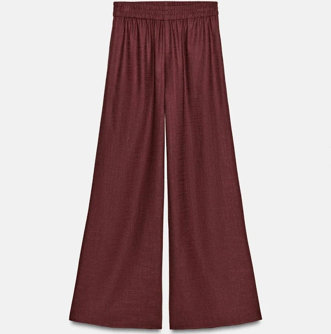 Zara Wide Leg Linen Pants