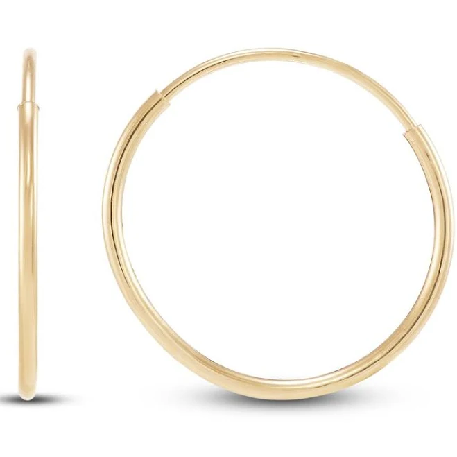 Jared 14K Yellow Gold Endless Hoop Earrings