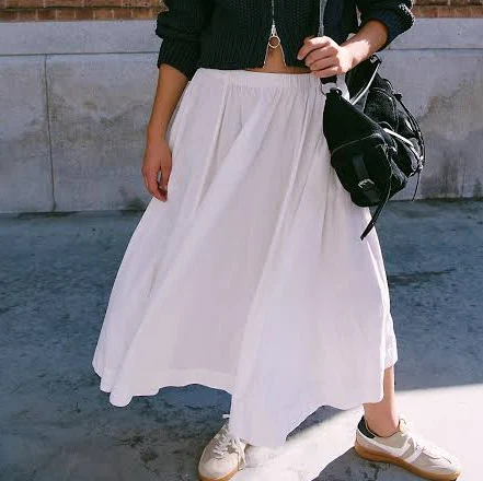 Free People Lowen Midi Skirt