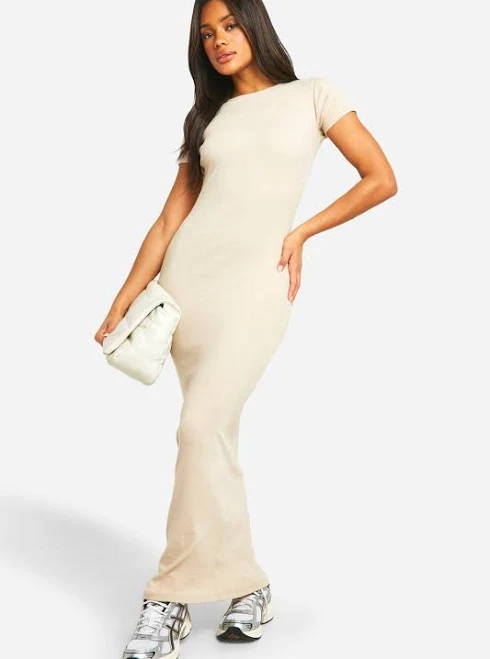 Boohoo Basic Rib Maxi