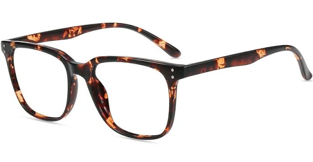 Firmoo Tortoise Square Prescription Glasses Frame LKFS4126R