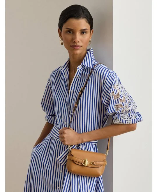 Ralph Lauren Women's Leather Blaike Crossbody Bag