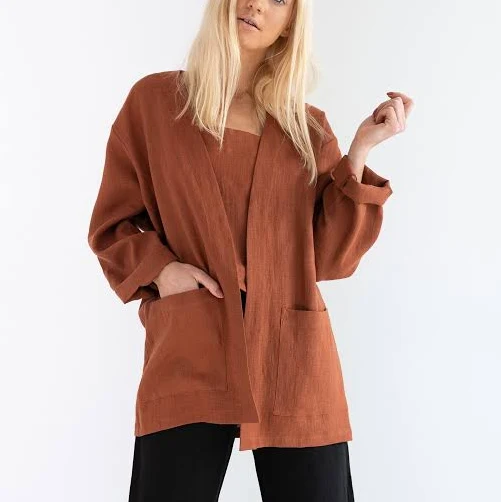 Selby Relaxed Fit Linen Jacket