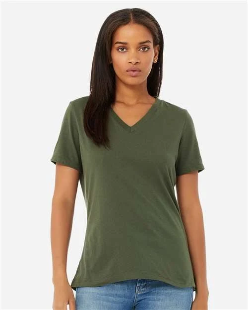 Bella + Canvas Women's Relaxed Jersey V-Neck T-Shirt