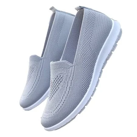 Women's Breathable Knit Mesh Slip-On Sneakers