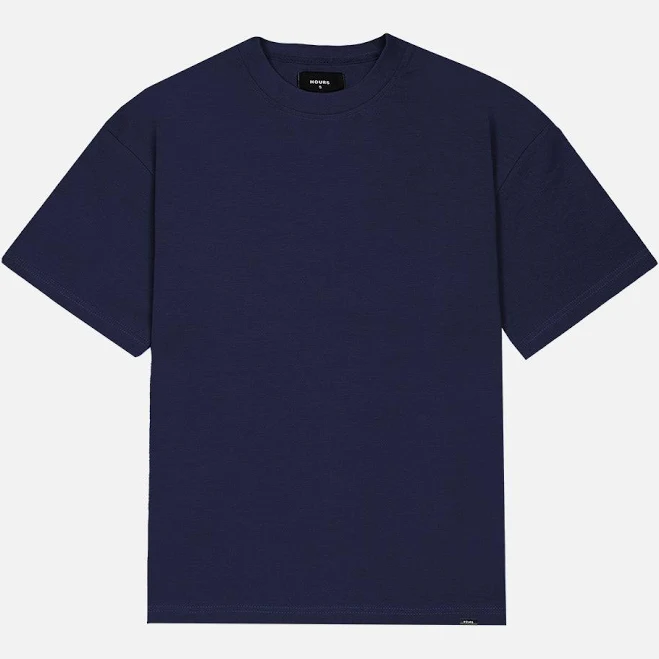 Drop Shoulder T-Shirt - Navy XL