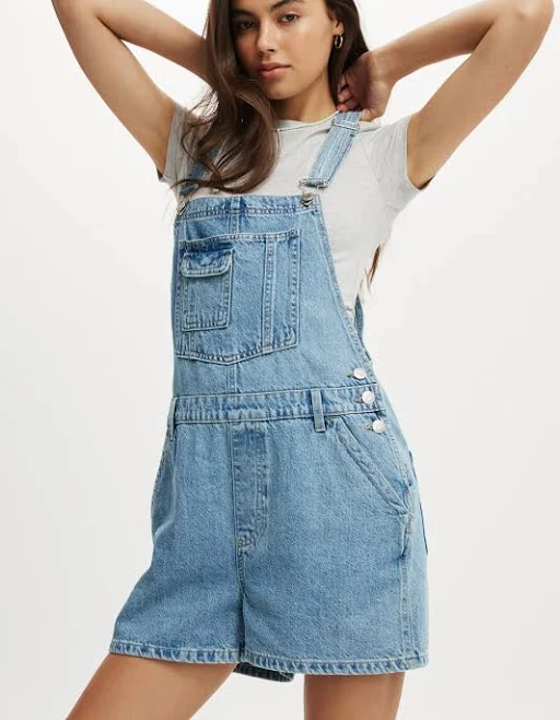 Cotton On Women Short Denim Overall