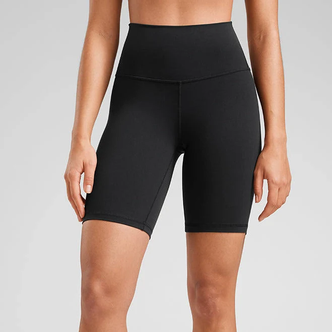 CRZ YOGA Women's High Rise Basic Biker Shorts 8