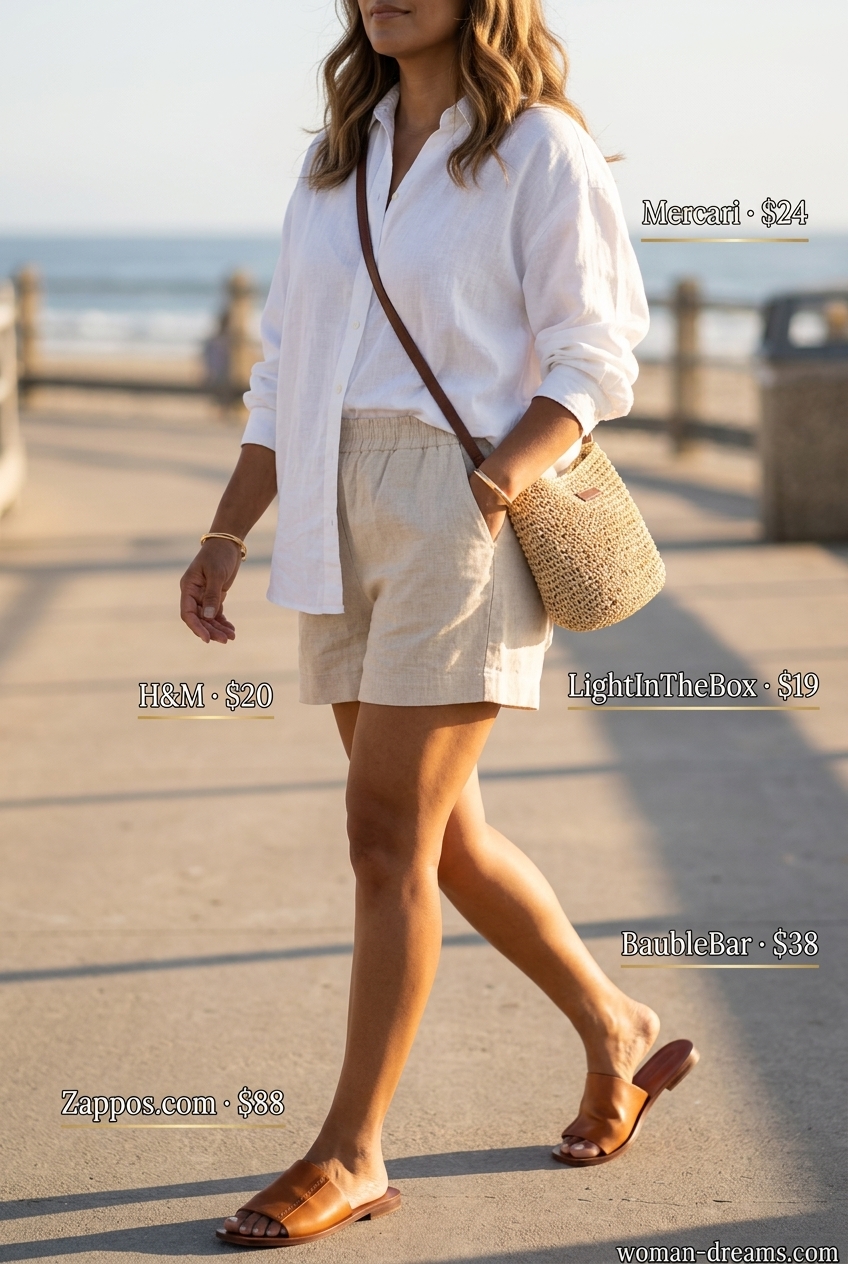 Summer outfits for women with caramel hair 2026 outfit idea - fashion styling inspiration