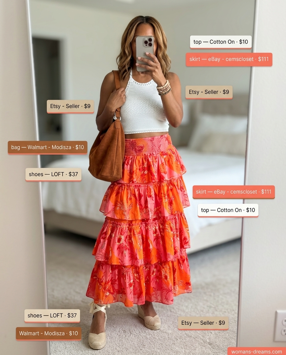 Summer outfits for women with caramel hair 2026 outfit idea - fashion styling inspiration