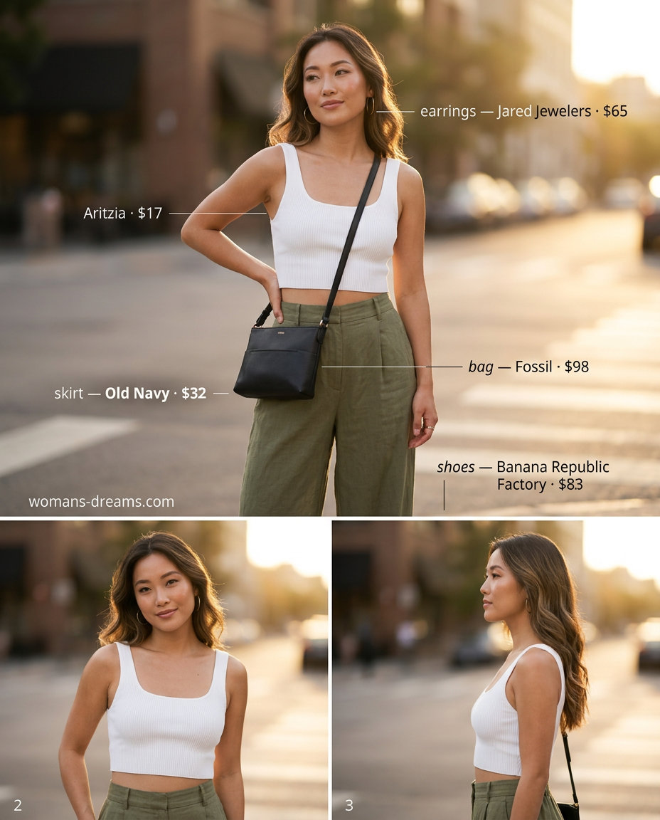 Summer outfits for women with sun-kissed skin tone 2026 outfit idea - fashion styling inspiration