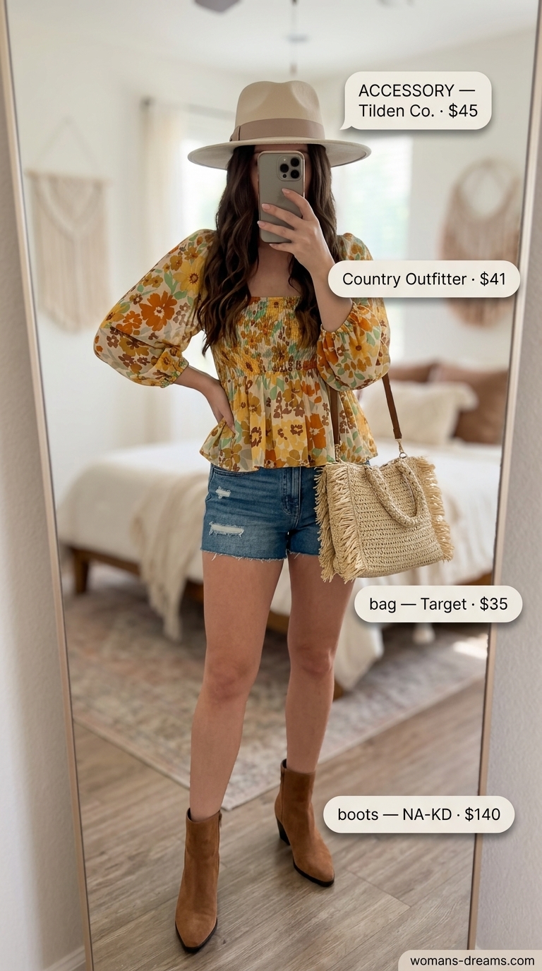 Bohemian Rhapsody Set: Trendy summer matching set outfits for women 2026 with floral print blouse and maxi skirt.